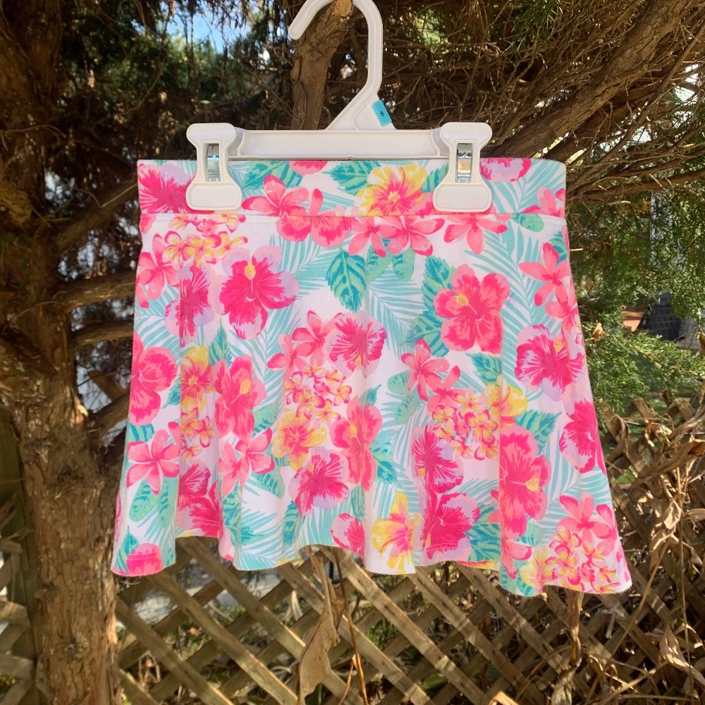 Girls tropical skort